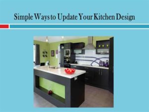 Simple Ways to Update Your Kitchen